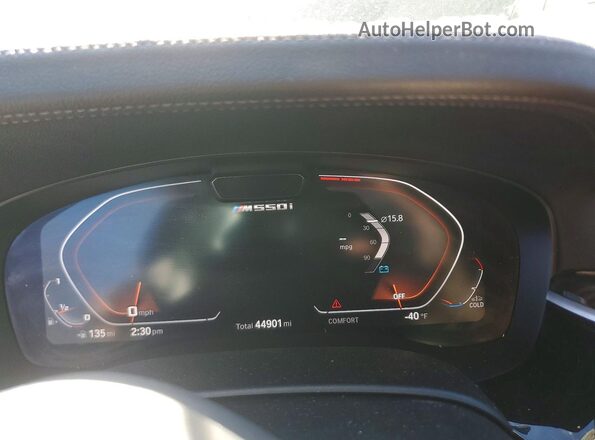 WBA13BK00MCF05464 2021 BMW M5 Черный Вид щитка приборов