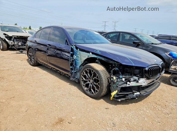 WBA13BK01MCF83557 2021 BMW M5 Blue Przód prawy