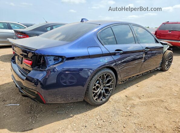 WBA13BK01MCF83557 2021 BMW M5 Blue Tył prawy