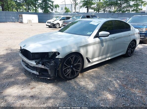 WBA13BK02MCF09869 2021 BMW 5 SERIES White Передня ліва чверть