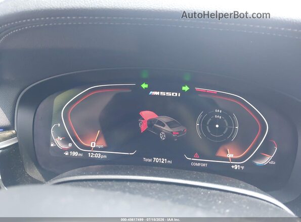 WBA13BK02MCF09869 2021 BMW 5 SERIES White Вид задніх сидінь