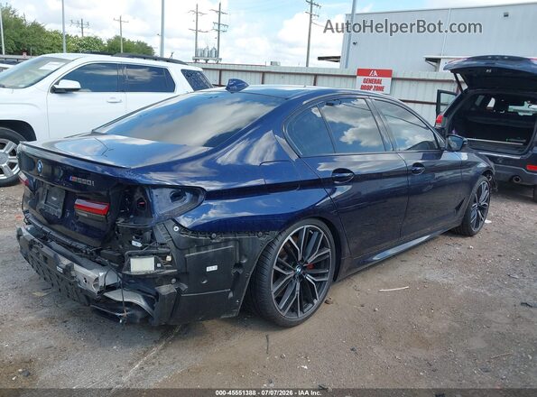 WBA13BK06NCJ46507 2022 BMW M5 Синий Задняя правая четверть