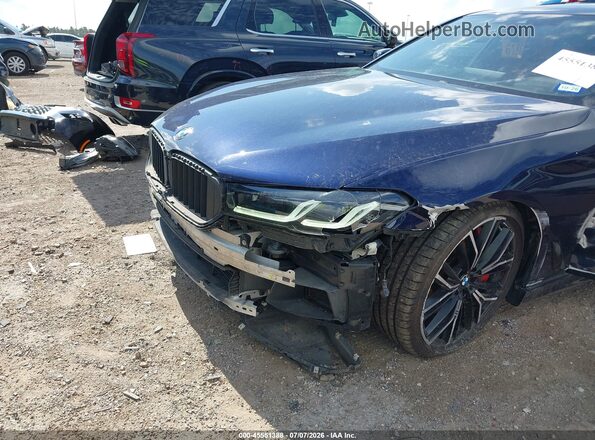 WBA13BK06NCJ46507 2022 BMW M5 Синий Вид спереди
