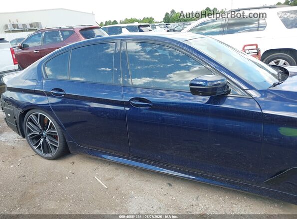 WBA13BK06NCJ46507 2022 BMW M5 Синий Панорамный вид салона 360°