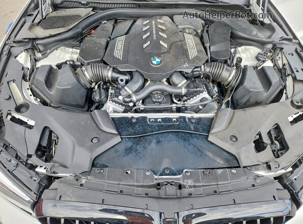 WBA13BK06PCM40203 2023 BMW M5 Белый Вид задней части салона