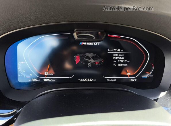 WBA13BK08PCN47429 2023 BMW M5 Blue წინა პანელის ხედი