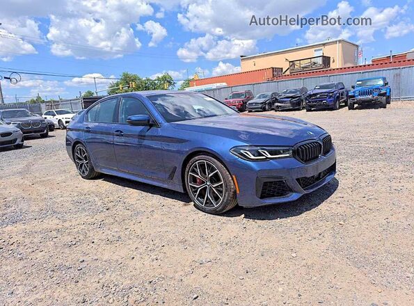 WBA13BK08PCN47429 2023 BMW M5 Blue უკანა მარჯვენა