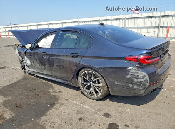 WBA13BK09NCH59451 2022 BMW M5 Black უკანა მარცხენა