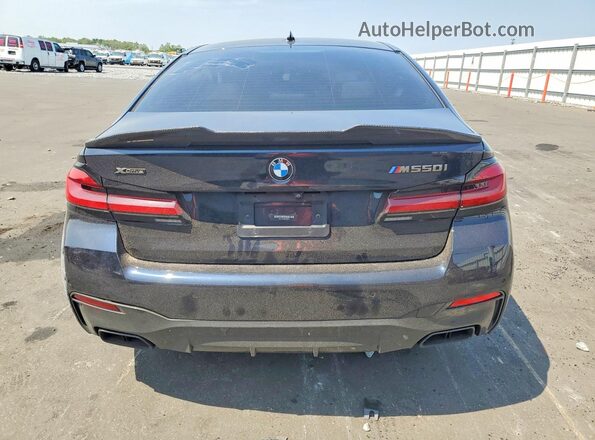 WBA13BK09NCH59451 2022 BMW M5 Black უკანა ხედი