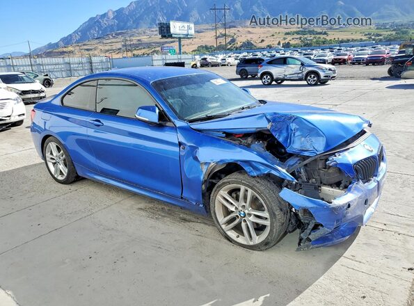 WBA1F5C51GV343899 2016 BMW 2 SERIES Blue Przód prawy