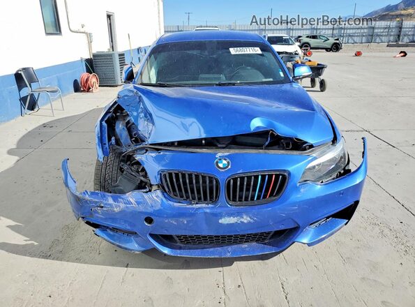 WBA1F5C51GV343899 2016 BMW 2 SERIES Blue Widok z przodu