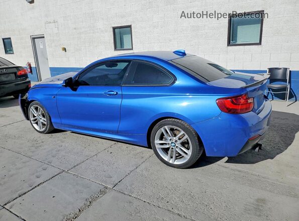 WBA1F5C51GV343899 2016 BMW 2 SERIES Blue Tył lewy