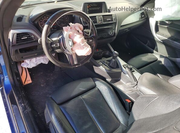 WBA1F5C51GV343899 2016 BMW 2 SERIES Blue Widok deski rozdzielczej