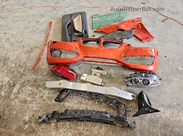 WBA1G9C51GV599366 2016 BMW 2 SERIES Orange ძრავის განყოფილების ხედი