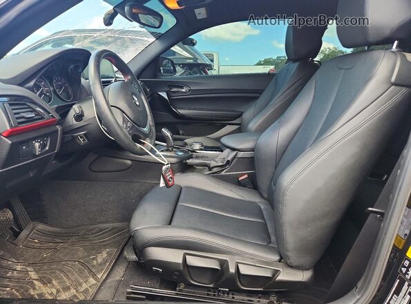 WBA1G9C54GV599622 2016 BMW 2 SERIES Black Front interior view