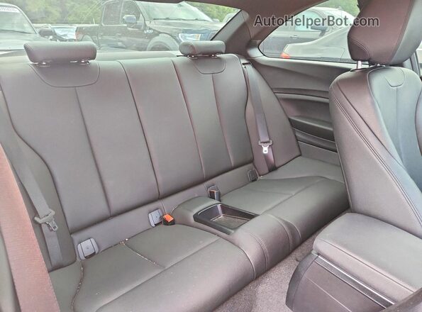 WBA1G9C54GV599622 2016 BMW 2 SERIES Black Rear seats view