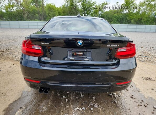 WBA1G9C54GV726580 2016 BMW 2 SERIES Black Rear view