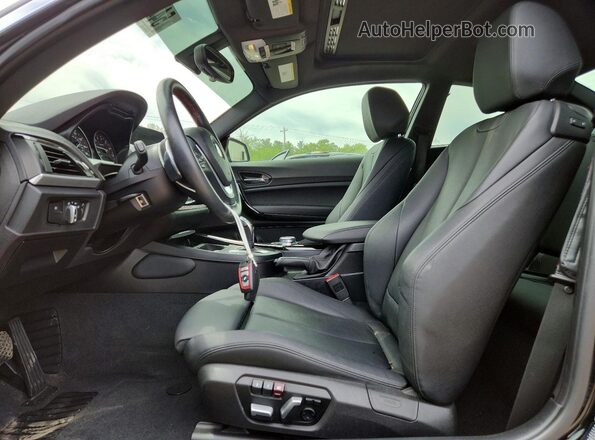 WBA1G9C54GV726580 2016 BMW 2 SERIES Black Front interior view