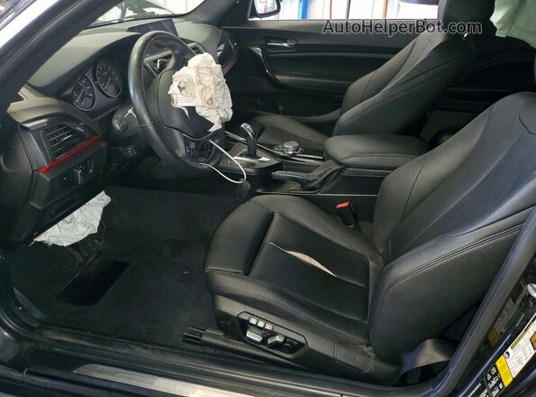 WBA1G9C54GV726630 2016 BMW 2 SERIES Черный Вид салона спереди