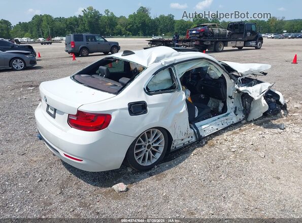 WBA1G9C58GV598750 2016 BMW 2 SERIES Белый Задняя правая четверть