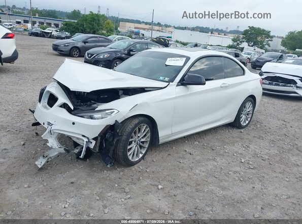 WBA1J7C56GV359879 2016 BMW M2 White Առջևի ձախ երեք քառորդ տեսարան