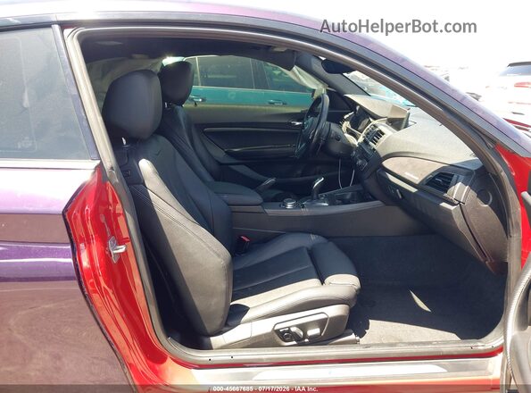WBA1J7C59GV360783 2016 BMW M2 Красный Вид салона спереди