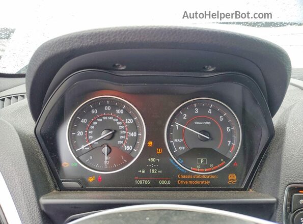 WBA1J9C59GV696185 2016 BMW M2 Charcoal ხელსაწყოთა პანელის ხედი