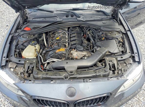 WBA1J9C59GV696185 2016 BMW M2 Charcoal უკანა სალონის ხედი