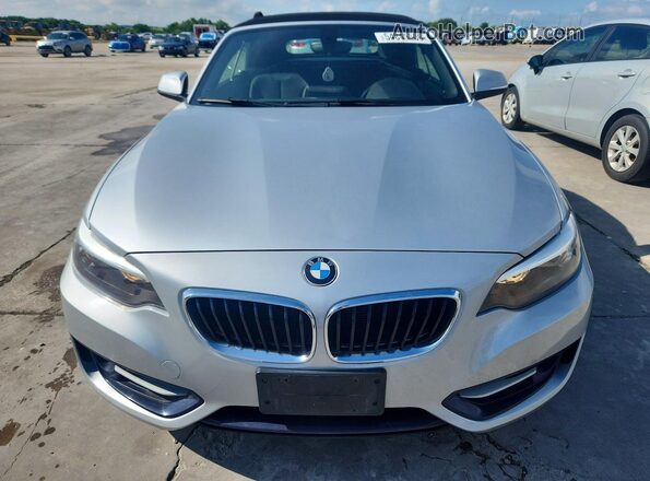 WBA1K9C52GV321946 2016 BMW 2 SERIES Silver Vista frontal
