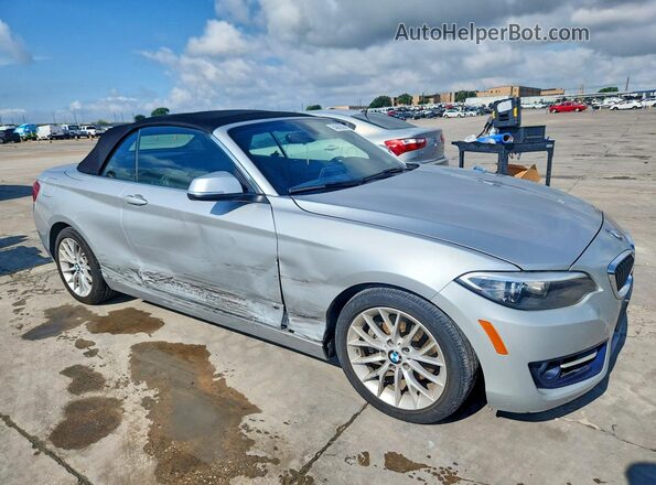 WBA1K9C52GV321946 2016 BMW 2 SERIES Silver Delantero derecho