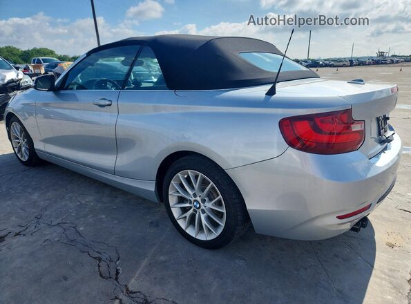 WBA1K9C52GV321946 2016 BMW 2 SERIES Silver Trasero izquierdo