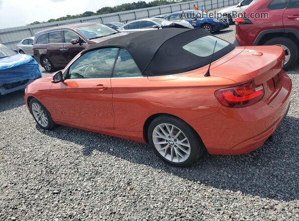 WBA1K9C52GV322367 2016 BMW 2 SERIES Оранжевый Задняя левая четверть