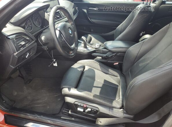 WBA1K9C52GV322367 2016 BMW 2 SERIES Оранжевый Вид салона спереди