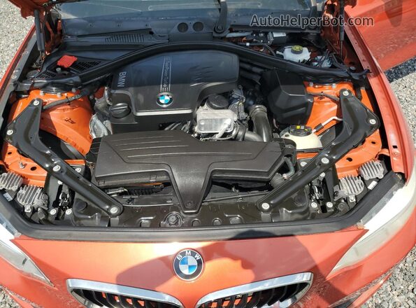 WBA1K9C52GV322367 2016 BMW 2 SERIES Оранжевый Вид задней части салона