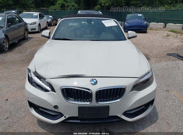 WBA1K9C59GV322902 2016 BMW 2 SERIES Белый Вид задней части салона