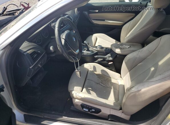 WBA1K9C5XGV321550 2016 BMW 2 SERIES Silver წინა სალონის ხედი
