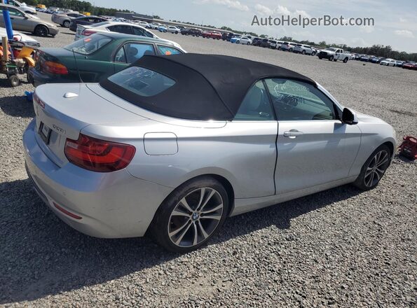 WBA1K9C5XGV321550 2016 BMW 2 SERIES Silver უკანა მარჯვენა