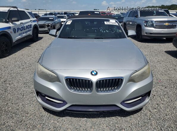WBA1K9C5XGV321550 2016 BMW 2 SERIES Silver წინა ხედი