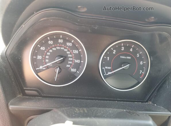 WBA1K9C5XGV321550 2016 BMW 2 SERIES Silver ხელსაწყოთა პანელის ხედი