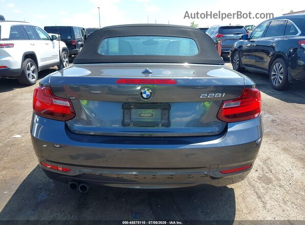 WBA1K9C5XGV321693 2016 BMW 2 SERIES Gray 