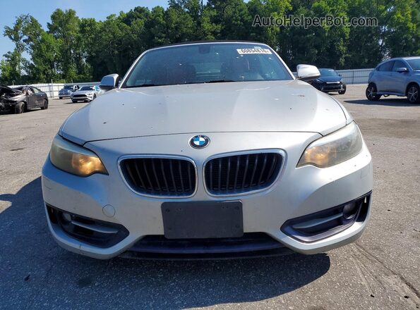 WBA1L9C51GV324771 2016 BMW 2 SERIES Silver Front view