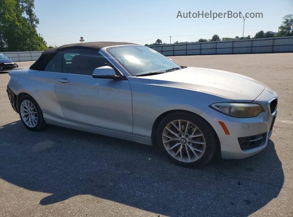 WBA1L9C51GV324771 2016 BMW 2 SERIES Silver Front right