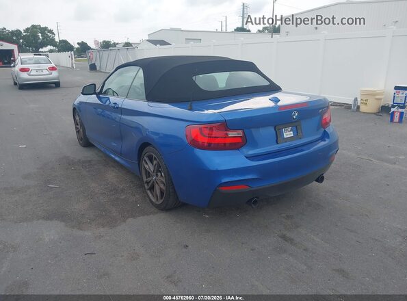 WBA1M1C53GV394593 2016 BMW M2 Blue Հետևի ձախ