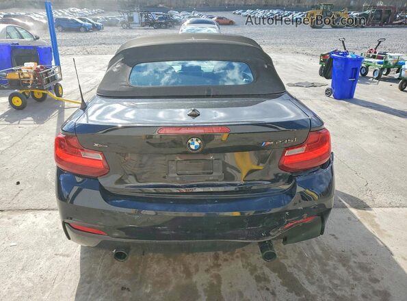 WBA1M5C54GV327489 2016 BMW M2 Black Vista trasera
