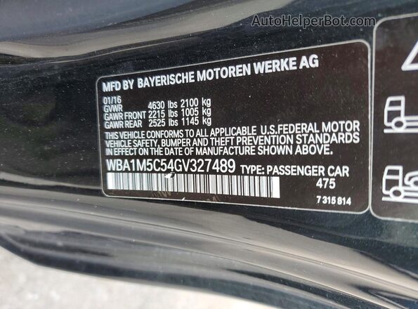 WBA1M5C54GV327489 2016 BMW M2 Black Vista del compartimento del motor