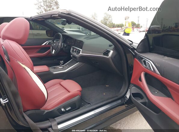 WBA23AT00PCL91772 2023 BMW 4 SERIES Black Front interior view