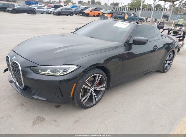 WBA23AT00PCL91772 2023 BMW 4 SERIES Black Front left