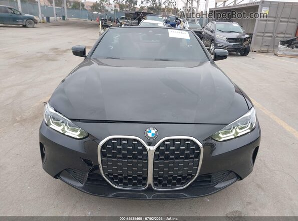WBA23AT00PCL91772 2023 BMW 4 SERIES Black Instrument cluster view