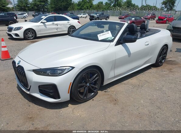 WBA23AT03MCH51048 2021 BMW 4 SERIES White წინა მარცხენა ხედი სამი მეოთხედიდან
