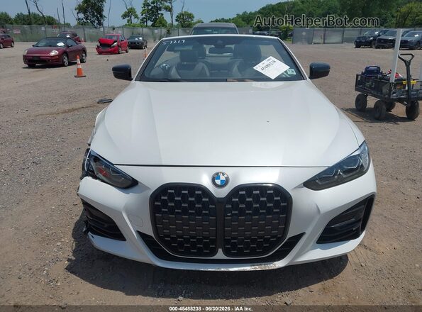 WBA23AT03MCH51048 2021 BMW 4 SERIES White ხელსაწყოთა პანელის ხედი